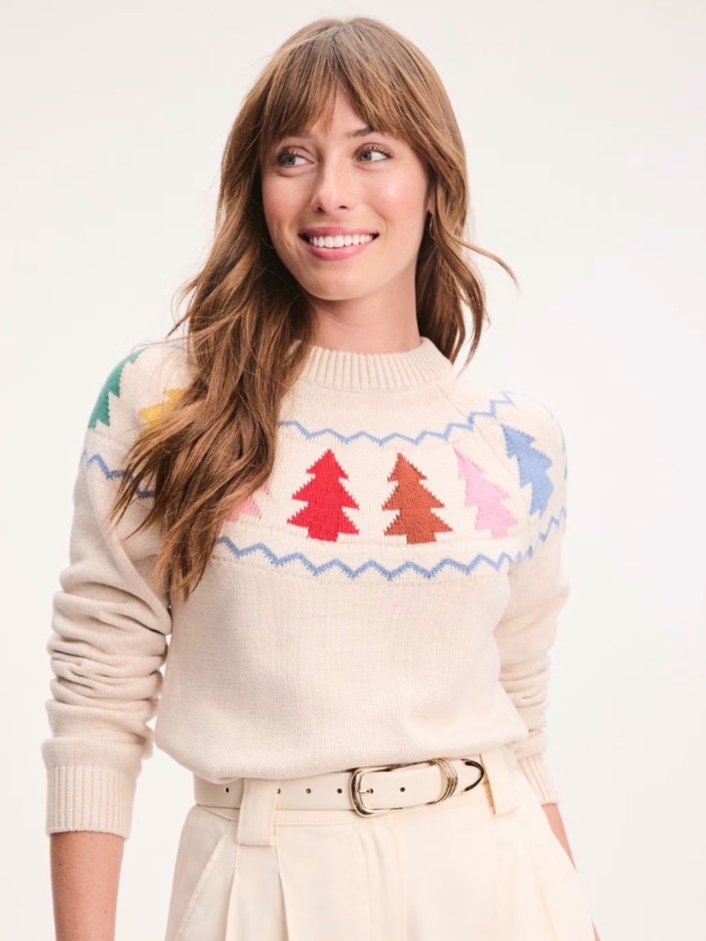 The Hanna Andersson Festive Christmas Tree Forest holiday sweater